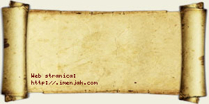 Jovana Obućina vizit kartica